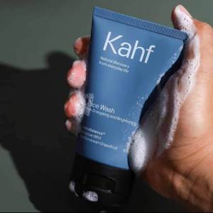 Kahf Skin Energizing and Brightening Face Wash 100 ml & 50 ml - Sabun Pembersih Wajah Pria Untuk Kulit Cerah Bebas Kusam
