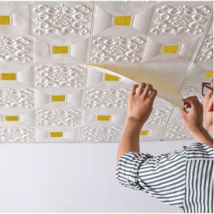 3D Diamond Wallpaper Wall Sticker Ceiling Decoration Self Adhesive DIY
