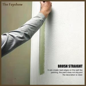 [The Fayshow] Edger Paint Brush Multifunctional Painting Brush Color Separator Interior Wall Roof Paint Brush Latex Paint Trimming Color Tool