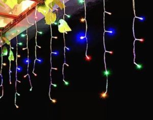 Cindychen888   96L LED with controller Icicle String curtain Lights Waterproof Christmas Light