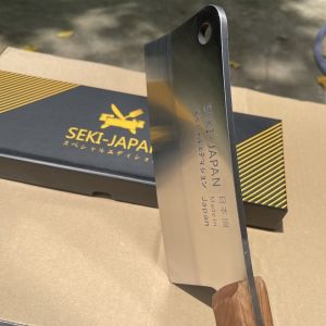 (Dao dày 5mm)Dao Chặt Seki Japan Hàng Nội Địa Nhật Bản Chính Hãng Dao Chặt Inox Nhập Khẩu Siêu Bền Dao Chặt Xương Dụng Cụ Nhà Bếp
