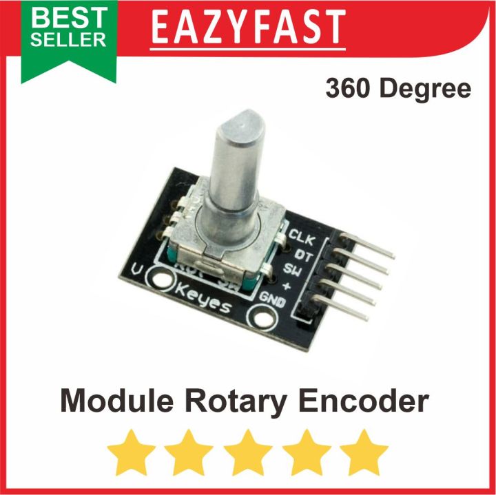 Rotary Encoder Module Modul Arduino Potensio Klik No Limit 360 Derajat ...