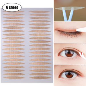 240pcs/6 Sheets Invisible Eyelid Sticker Double Eyelid Stickers Transparent Self Adhesive Double Eye Tape Ladies Eye Makeup Tools