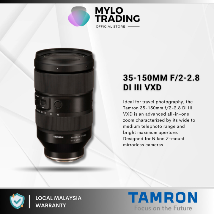 Tamron 35150mm f/22.8 Di III VXD Lens for Nikon Z8 & Z6II & Z5 & Z30