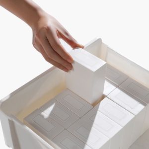 Japanese-Style Clamshell Storage Box Multifunctional Small Object Sorting Storage Boxes Drawer Dust Storage Box
