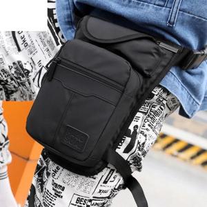 High Quality Nylon Men Drop Leg Bag Fanny Pack Motorcycle Riding Casual Shoulder Cross Body Thigh Male Hip Belt Waist Bags2026