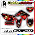 Sticker Striping Kawasaki KLX Lama - Stiker Striping Variasi KLX Lama. TBS.SF.23. 