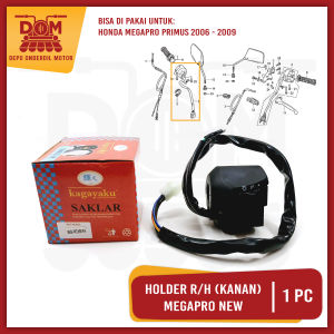 Holder Kanan Megapro New R/H (KAGAYAKU) Saklar Holder Kanan Tombol Lampu Utama Stater MegaPro Primus
