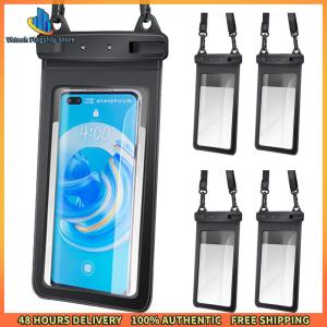 【Clearance sale processing】 Waterproof Floating Phone Pouch 5pcs with Lanyard for Safe Use in Water Activities