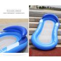 【Local delivery】Inflatable Floating Row Swimming Party Beach Water Pool Float Lounger Chair. 