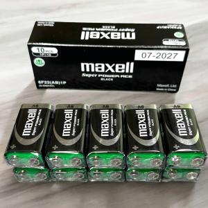 Pin Vuông 9V Maxell - Hàng chính hãng 6F22 dùng cho Micro thiết bị y tế điều khiển đồ chơi