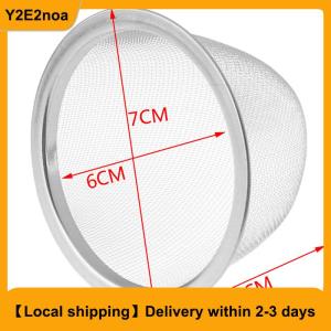 【Local shipping】 Reusable Stainless Steel Mesh Tea Infuser Strainer Teapot Tea Leaf Spice Filter