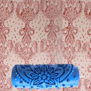 DOUBLEL Creative Easy Use Labor Saving Alternative Roller Flower Pattern Handhold Paint Tool Wallpaper Making Paint Roller Paint Machine