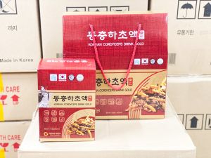 Nước Chiết Xuất Trùng Hạ Thảo GOLD JOENGWOON Hộp 20 Gói x 80ml - Bồi bổ sức khỏe