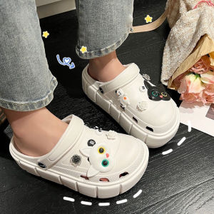 LHshoess มาแรง ❤️‍🔥รองเท้าหัวโต รุ่นใหม่รองเท้าแฟชั่น ตัวติดแมวตาโตสุดน่ารัก🎁ใส่สบาย ระบายอากาศได้ดี ทรงสวยมากๆอีกด้วย