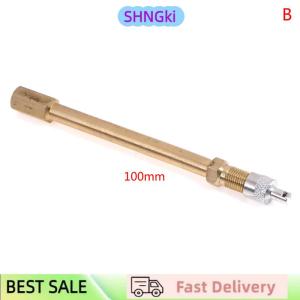 SHNGki Car Auto Truck Brass Wheel Tire Valve Cap Tyre Stem Extension Pole Extender