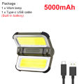 โคมไฟทำงาน LED พลังงานแสงอาทิตย์อเนกประสงค์ Asafee T13 พกพาสะดวก สำหรับใช้งานกลางแจ้งและตั้งแคมป์ พับได้ 90 องศา ชาร์จแบบ Type-C กันน้ำ IPX4 ความสว่าง 1200 ลูเมน. 