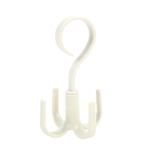 ROZEL Gantungan 4 Kait Serbaguna 360 Derajat / Hanger Lemari Pakaian Sepatu Tas Hook 4 Kait Gantungan Multifungsi