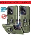 Xiaomi Redmi Note 12 Pro 5G Casing Hard Case Ring Armor Robot Case Kickstand Hybrid/Hit Ring Case Holder Premium. 