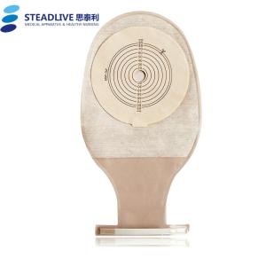 【ฟรีเทปฟิล์ม10ชิ้น】สตีดไลฟ์10ชิ้นขนาดตัด15-85มม. สีเบจถุงออสโตมีเดรคอลถุงออสโตมีกระเป๋า10ชิ้น