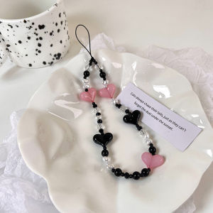 Gantungan Tali Lanyard Manik-manik / Lanyard HP estetik / Phone Strap Beads / Gantungan HP Korea