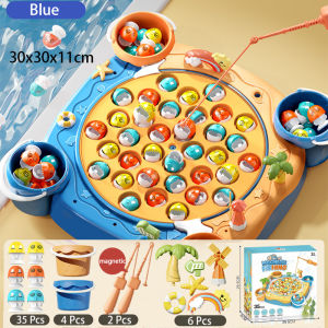 35Pcs Electric Fishing Pool Toys Game for Kids Toy Plastic Floating Fish Toys Summer Play Water Toys