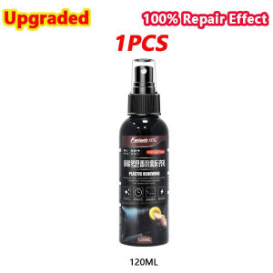 War wolf Car Trim Restorer Spray - Restores Faded Trim Quick Spray & Wipe Long-Lasting Shine Non-Greasy Finish 120ML