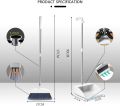 Broom and Dustpan Set, Standing Brooms with Dustpan Combo with Extendable Long Handle,Lobby Kitchen Broom Upright Cleaning Set. 