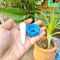 PB10 - Đầu tưới chậm tự động không cần van chỉnh nước tiết ra từ trụ cắm bằng đất nung dùng chai mệng nhỏ. ( xem mô tả ). 