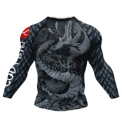 Áo nén nam Cody Lundin áo lót thể thao gym MMA BJJ áo bảo vệ Rash Guard không gi áo dài tay đầy đủ cho nam