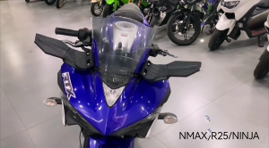 Upgraded Motorcycle Rearview Mirror Motorcycle Rear View Mirror Wind Wing Adjustable Rotating for NMAX155 NINJA400