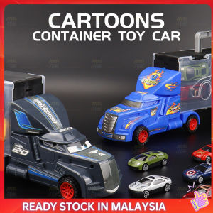 Disney Pixar Cars McQueen 3 Mack Uncle Truck 6 in 1 mini Car Figure Toys Playset Toys Model Car Truck