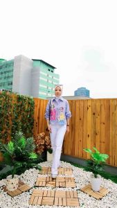 CROP TOP VIRAL HM ZRA / CROP TOP IMPORT AMEEN WOMEN KEKINIAN GAMBAR TIMBUL BUKAN SABLON 41179