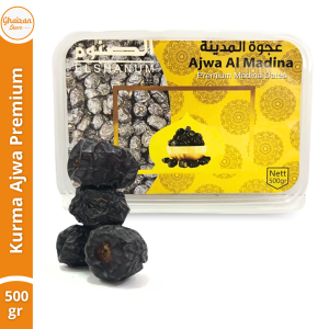 Kurma Ajwa Super 500gr - Kurma Ajwa Asli Al Madinah - Kurma Nabi