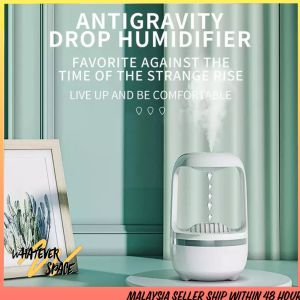 Anti Gravity Water Drops Humidifier Purification Atomization Air Fountain Gift Water Lamp Humidifier Lamp