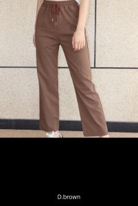 Womens Strecthable Cotton Pants Comfortable And Stylish Womenswear Trousers Drawstring High Quality