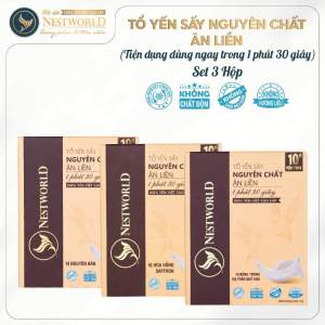 [Mới] Tổ Yến Sấy Nguyên Chất Ăn Liền NESTWORLD - 3 phiên bản