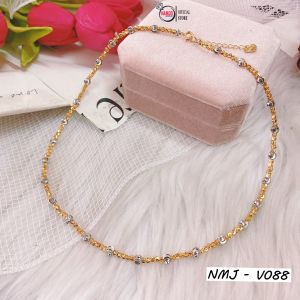 Sản phẩm: Dây Chuyền Bạc Nữ V088 Thiết Kế Đơn Giản 2 Màu Thanh Lịch