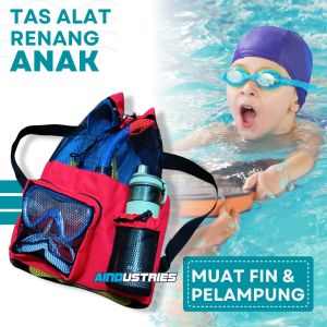 Tas Jaring Renang Anak Dan Dewasa Swimming Bag Perlengkapan perbekalan Peralatan Renang
