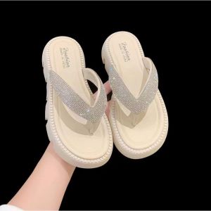 VEBLEN Sandal Jepit Model Berlian Diamond Wanita Cewek Perempuan Fashion Gaya Korea Style Kekinian
