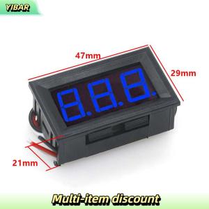 YIBAR Digital Voltmeter DC 100V 10A Voltmeter Ammeter Dual Digital Volt Meter Gauge Electromobile Motorcycle Car