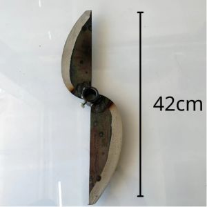 Lưỡi dao Máy băm chuối mịn làm từ nhíp ô tô sắc bén. Băm nguyên cây . Trục 24mm. Lắp Cho Máy 11 - 15 - 2kW