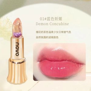 NOVO5923 NOVO FLOWER CRYTAL COLORS CHANGING LIPSTICK โนโว ลิปสติกเปลี่ยนสี ตามอุณหภูมิ