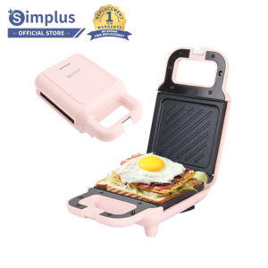 ⚡️พร้อมส่ง⚡Simplus เครื่องทำแซนวิช เครื่องทำอาหารเช้า เครื่องทำขนมปัง วาฟเฟิลอบ Sandwich Maker SMZJ001