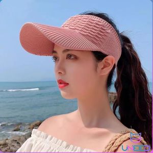 Need Women Summer Outdoor Beach Sunscreen Knitted Sun Hat