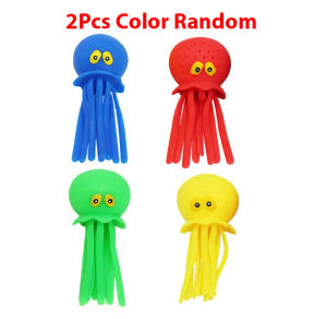 Squeezing water octopus decompression toy bathtub bath toy decoration summer swimming pool childrens water play toys ﻿
