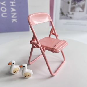 ที่ใส่อุปกรณ์เสริมโทรศัพท์เคสโทรศัพท์มือถือพับเป็นขาตั้งแบบพกพาที่ค้ำหลายเก้าอี้สีขนาดเล็ก