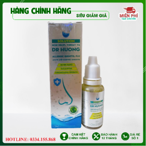 Xoang Thanh Mộc Hương - Dung Dịch Nhỏ Mũi Họng VA Dr Hương