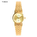 Timex AB Series Gold Stainless Steel Analog Quartz Watch For Women TW00B304E CLASSICS. 