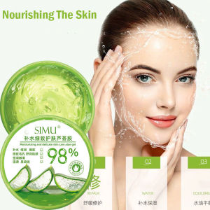 Aloe Vera Gel Girls Face Soothing Moisturizing Aloe Mask Contains Original 98% Moisturizer AlGel Summer